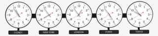 Photo Gallery - Different Time Zones Digital Clocks