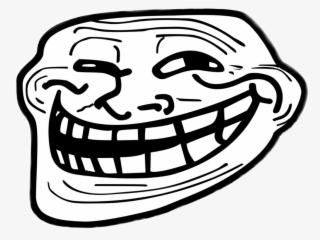 Troll Sticker - Black And White Memes