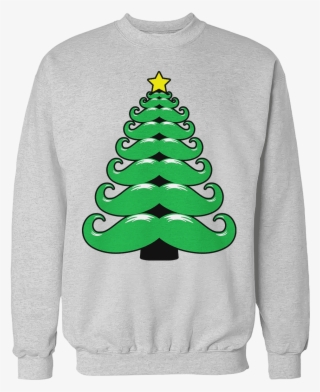 Mustache Christmas Tree - Die Hard Christmas Sweater