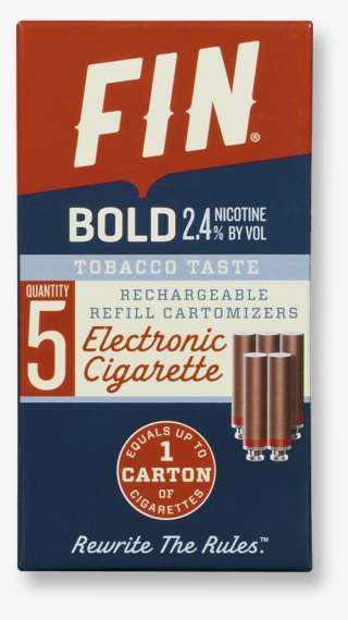 Pack Of 5 Cartomizers Tobacco - Fin Cigarettes