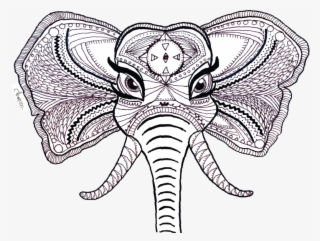 Sigue Al Elefante, El Elefante Es Bueno Sketch Técnica - Dibujos Elefantes