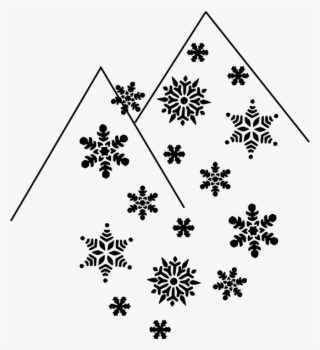 Snowflakes Png Black And White