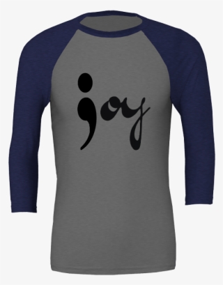 Joy Semicolon Unisex 3/4 Sleeve T-shirt - Shirt