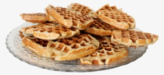 Baked Brown Waffles In A Plate - Florentine Biscuit