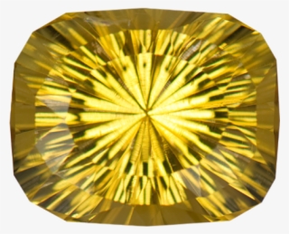 Citrine Jaune "gold" Taille Rectangle Ovalisé Concave - Diamond
