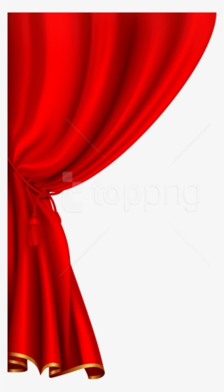 Free Png Curtains Png Images Transparent - Red Curtain Clipart