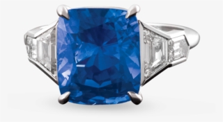 Untreated Kashmir Sapphire Ring, - Kashmir Sapphire