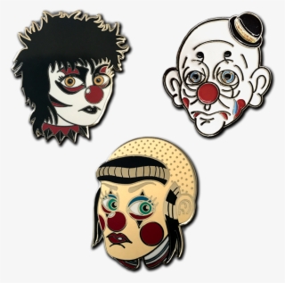 Clowns Enamel Pin Set - Cartoon