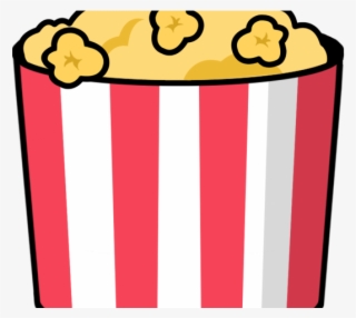 Free Movie Clipart - Cartoon Popcorn Transparent Background