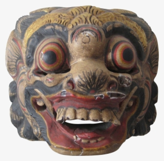 Old Balinese Boma Hopibooks Ruby Lane - Balinese Mask Png