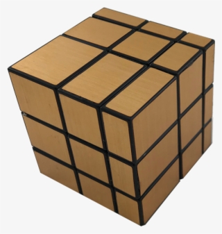 Gold Irregular Cube - Square Objects Clipart