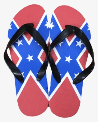 Women's Confederate Flag Flip Flops - Flip-flops