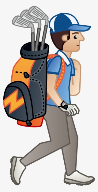 Svg Black And White Stock Clip Art Someone Who Plays - Golf Cartoon Png