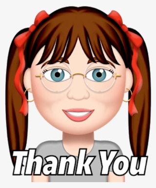 Thankyou Sticker - Cartoon