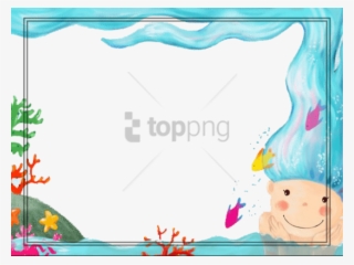 Free Png Download Moldura Fundo Do Mar Png Images Background - Cartoon Character Powerpoint Background Cartoon