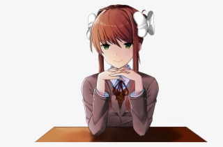 Outfit2 No Braid Mock Up - Monika After Story Expressions