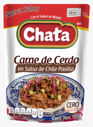 Chata Carne De Cerdo En Salsa De Chile Pasilla 125g - Frijoles Refritos Chata