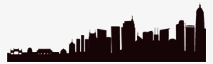 City Silhouette At Getdrawings Com Free For - Building Silhouette Vector Png