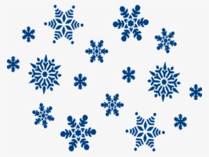 Snowflakes Blue Sky Winter Christmas Snow - Blue Snowflakes Clipart