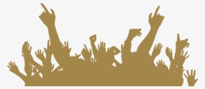 Concert Crowd Silhouette Png - Portable Network Graphics