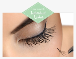 Remember To Remove Excess Glue From The Lash Band And - Applying Individual Lashes