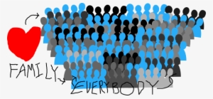 Crowd Family Clip Art - Crowd Of People Clip Art