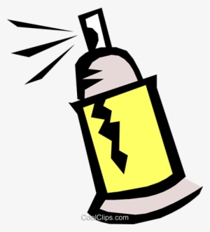Spray Can Royalty Free Vector Clip Art Illustration - Imagens Lata De Spray