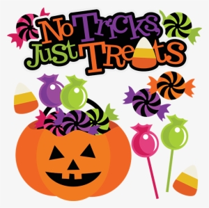 Snack Clipart Halloween - No Tricks Just Treats Clipart
