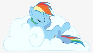 Personal Mlgisnot4me Rd On Cloud - My Little Pony Rainbow Dash