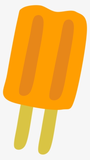 Big Image - Orange Popsicle Clipart