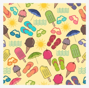 Background Materials For Hand-painted Summer Holidays