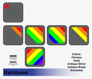 Metal Rainbow D6 - Rainbow Shops