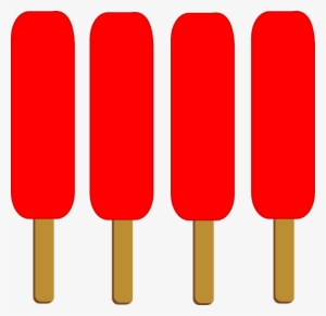 Red Single Clip Art At Clker - Red Popsicle