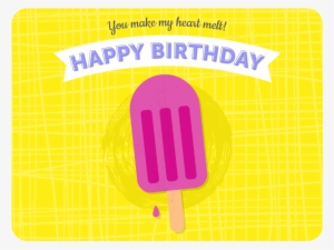 Popsicle Birthday 2x - Graphic Design