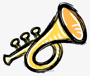 Trumpet Royalty Free Vector Clip Art Illustration Vc017980 - Trumpet Clip Art Png