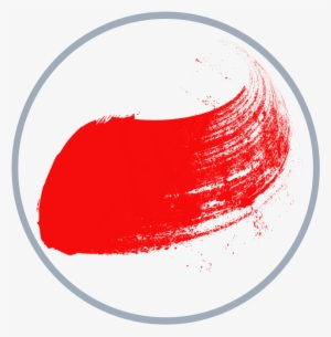 Red Paint Brush Stroke - Umyf