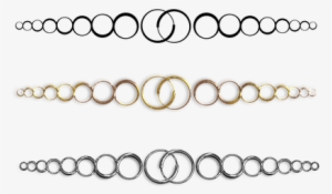 Dividers, Silver, Gold, Black, Metal - Разделители Для Фото