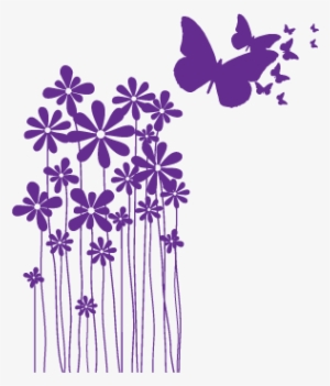 Infantil 032 - Daisy Flowers Wall Art Decoration Decals / Window Stickers