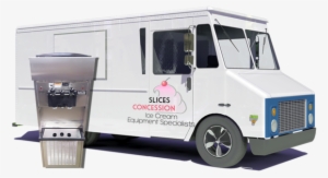 Plain White Food Truck Mobile Food Unit With Electro - Food Truck Mural Mockup