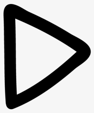 Arrow Point Hand Drawn Outline Pointing To Right Direction - Arrow Point To The Right White