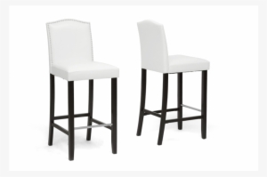 Baxton Studio 'libra' Modern Bar Stools With Nailhead