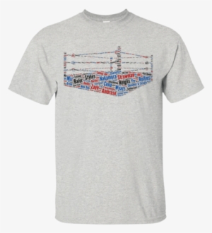 Wrestling Ring Word Cloud - Greys Anatomy Shirt Ideas