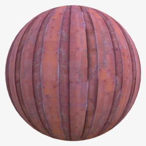 Red Wood Plank - Wood