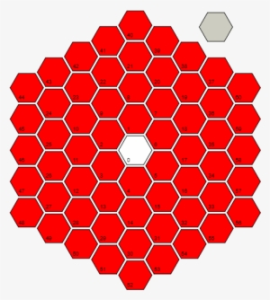 Example Hexagonal Grid - Beehive Vector