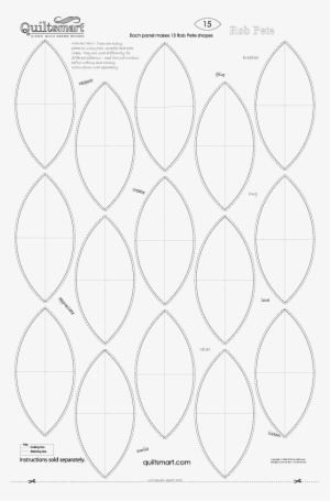 Rob Pete Printed Interfacing - Circle