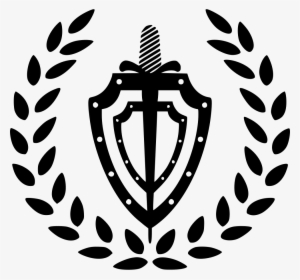 Control Outline Shield Safe Saber Wreath Comments - Winner Laurel Wreath