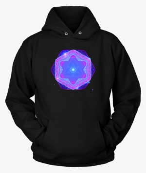 Mandalamerch Sacred Geometry Neon Unisex Hoodie - Dad - A Daughters First Love
