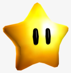 Mario Star Png Image Background - Power Star Mario Galaxy