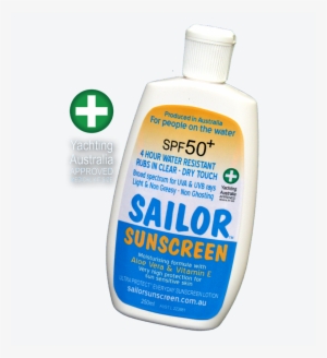Clip Art Download Sailor Ml Flip Top Approved By Yachting - Australian Sunscreen Bottle