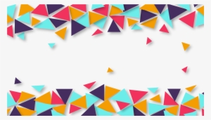 Geometry Triangle Trigonometry Block - Border Geometric Hd Png